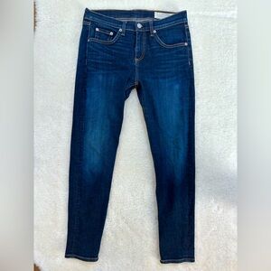 Rag & Bone jeans with zipper heels size 28 EUC Kensington